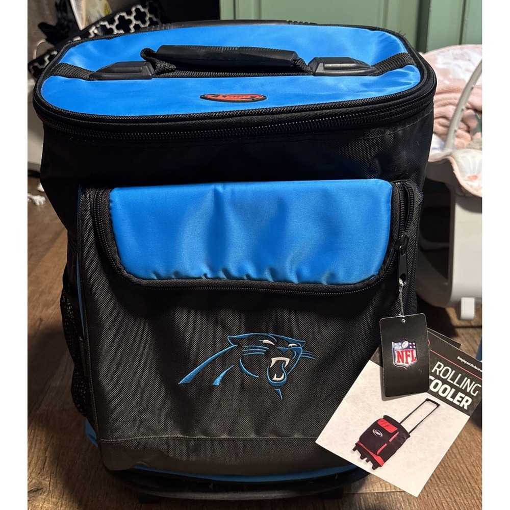 Nfl Panthers Rolling Cooler NEW W TAG